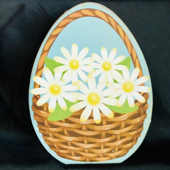 NWT (2) Pc. Easter/Spring Reversible Block Set, New - Picture 8 of 16